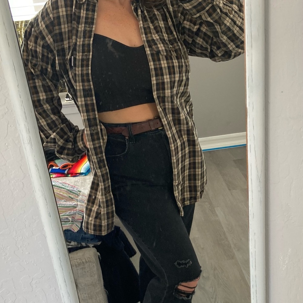 Carhartt Relaxed Fit Long Sleeve Plaid Shirt